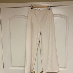 Elegant Cream Women's Pants